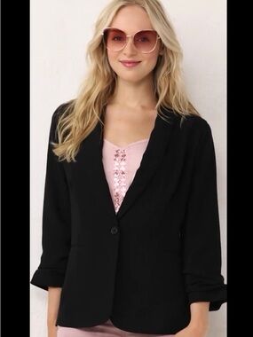 LC Lauren Conrad Black Women's Blazer NWT Size XXL